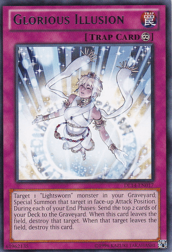 Glorious Illusion (Blue) [DL14-EN017] Rare (ONLINE ORDER ONLY)