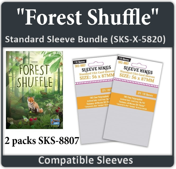 "Forest Shuffle" Compatible Sleeve Bundle (8807 x 2) (ONLINE ORDER ONLY)