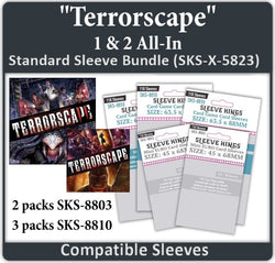 "Terrorscape 1 & 2 All In Bundle" Compatible Card Sleeve Bundle (8803 x 2 + 8810 x 3) (ONLINE ORDER ONLY)