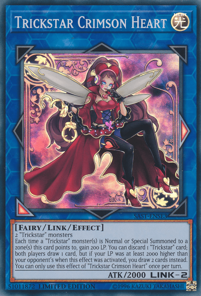 Trickstar Crimson Heart [SAST-ENSE3] Super Rare (ONLINE ORDER ONLY)