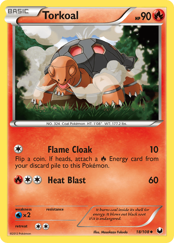 Torkoal (18/108) [Black & White: Dark Explorers] (Online Only)