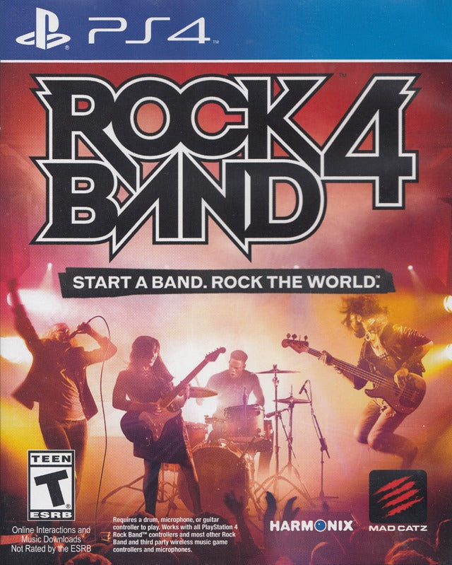 Rock Band 4 (Playstation 4) (Online Only)