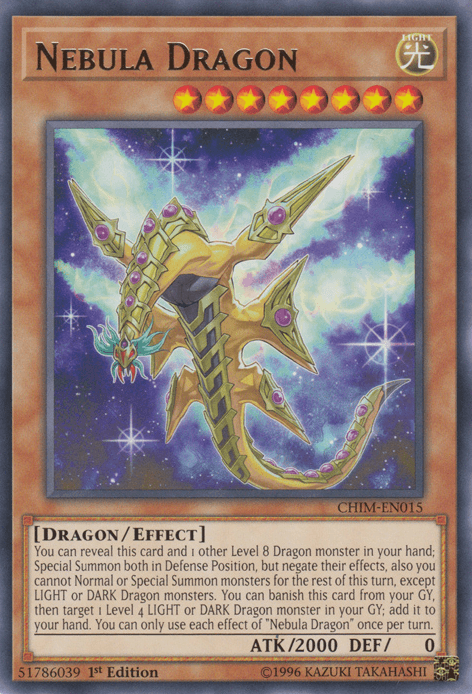 Nebula Dragon [CHIM-EN015] Rare (ONLINE ORDER ONLY)
