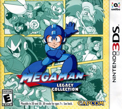 Mega Man Legacy Collection + Gold Mega Man Amiibo Bundle (Nintendo 3DS) (ONLINE ORDER ONLY)