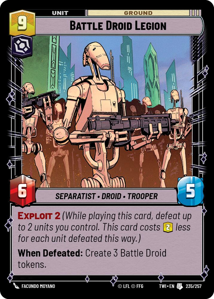Battle Droid Legion (235/257) (235/257) [Twilight of the Republic]