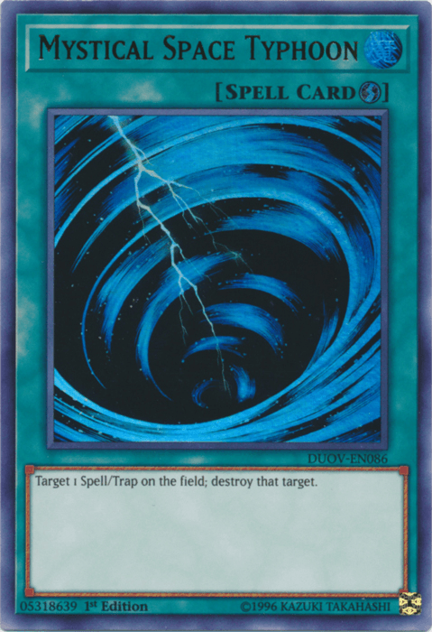 Mystical Space Typhoon [DUOV-EN086] Ultra Rare (ONLINE ORDER ONLY)