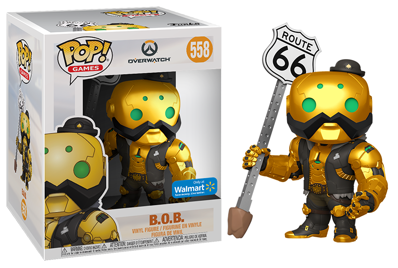 B.O.B (Gold, Overwatch, 6-inch) 558 - Walmart Exclusive (Online Order Only)