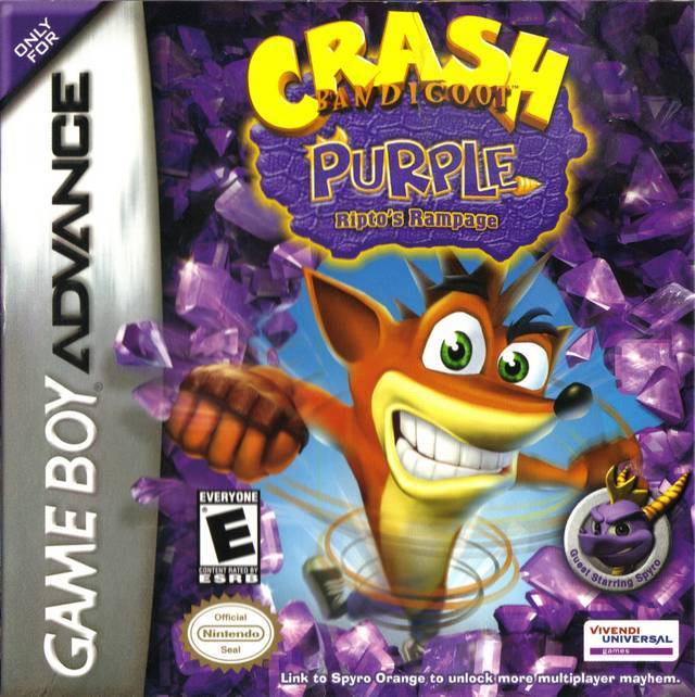 Crash Bandicoot Purple: Ripto's Rampage (Gameboy Advance) (ONLINE ORDER ONLY)