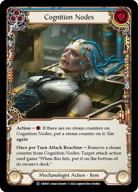 Cognition Nodes (Blue) [1HD007] (History Pack 1 Dash Blitz Deck)