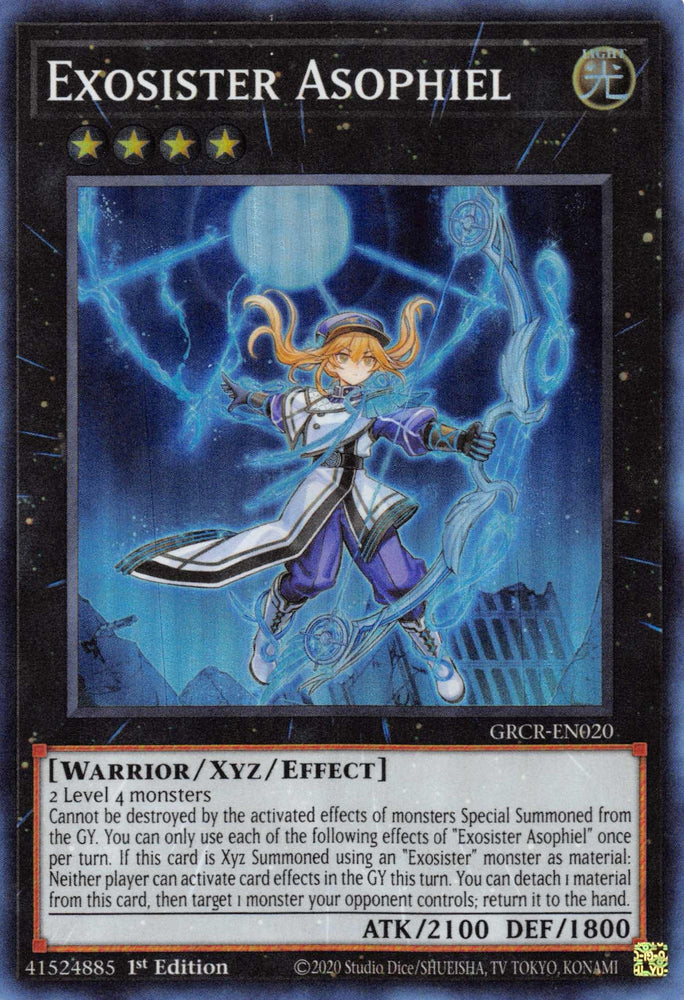 Exosister Asophiel [GRCR-EN020] Super Rare (ONLINE ORDER ONLY)