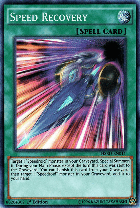 Speed Recovery [HSRD-EN011] Super Rare (ONLINE ORDER ONLY)