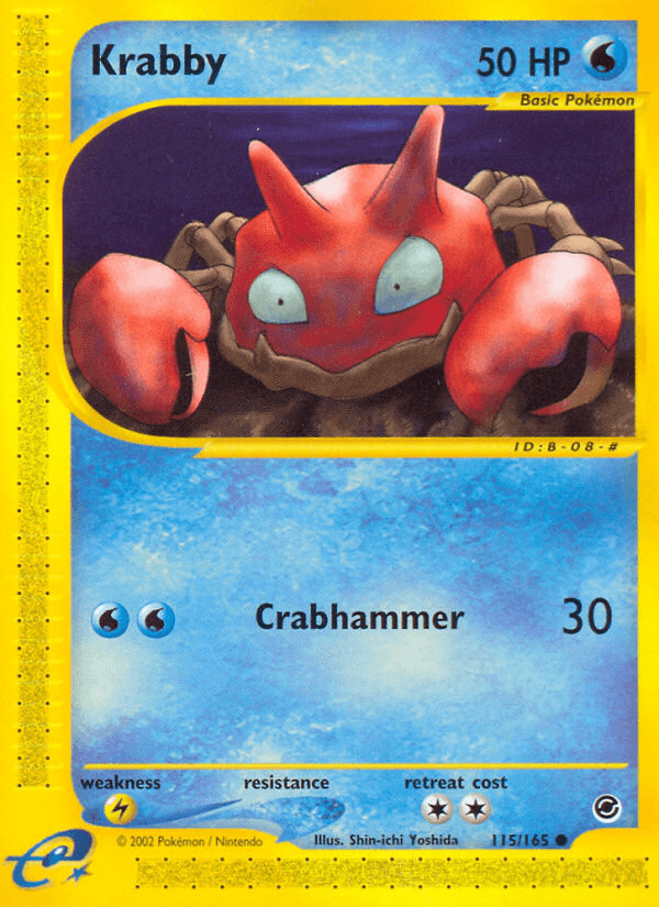 Krabby (115/165) [Expedition: Base Set] (Online Only)
