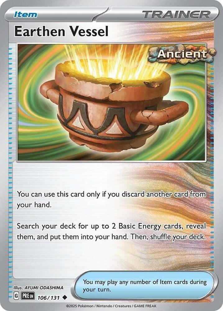 Earthen Vessel (106/131) [Scarlet & Violet: Prismatic Evolutions] (Online Only)