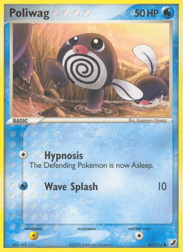 Poliwag (67/115) [EX: Unseen Forces] (Online Only)