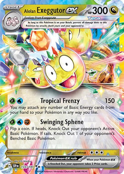 Alolan Exeggutor ex (133/191) [Scarlet & Violet: Surging Sparks] (Online Only)