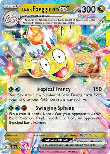 Alolan Exeggutor ex (133/191) [Scarlet & Violet: Surging Sparks] (Online Only)
