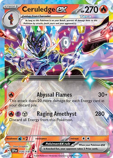 Ceruledge ex (036/191) [Scarlet & Violet: Surging Sparks] (Online Only)