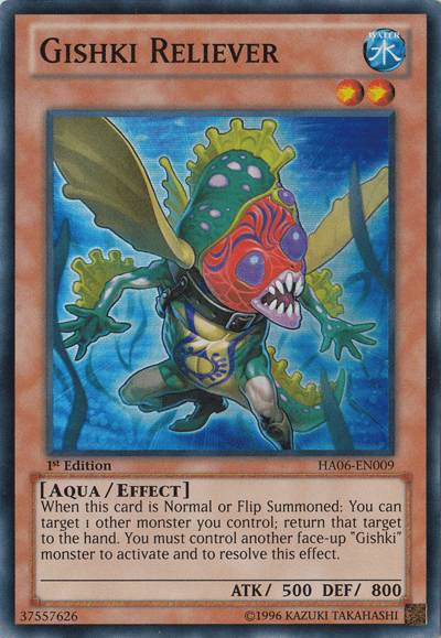 Gishki Reliever [HA06-EN009] Super Rare (ONLINE ORDER ONLY)