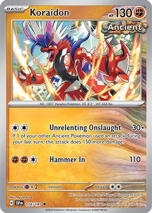 Koraidon (116/191) [Scarlet & Violet: Surging Sparks] (Online Only)