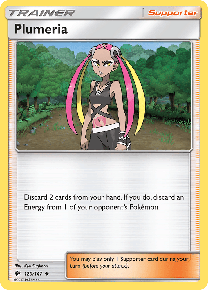 Plumeria (120/147) [Sun & Moon: Burning Shadows] (Online Only)