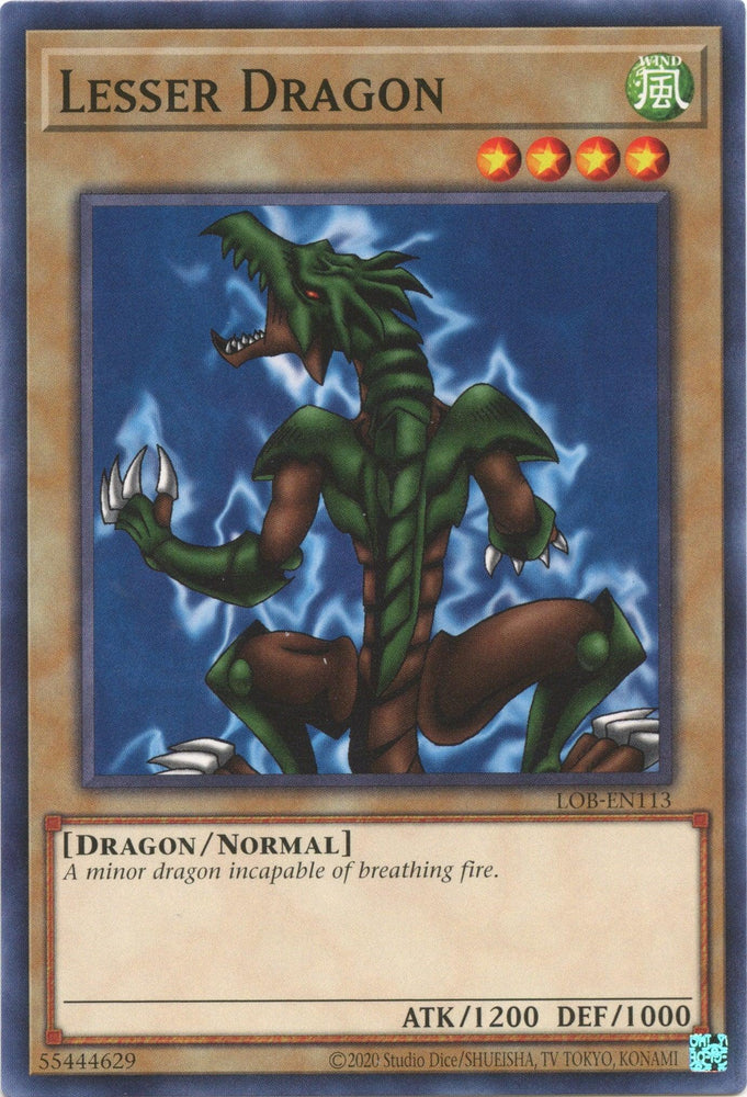 Lesser Dragon (25th Anniversary) [LOB-EN113] Common (ONLINE ORDER ONLY)
