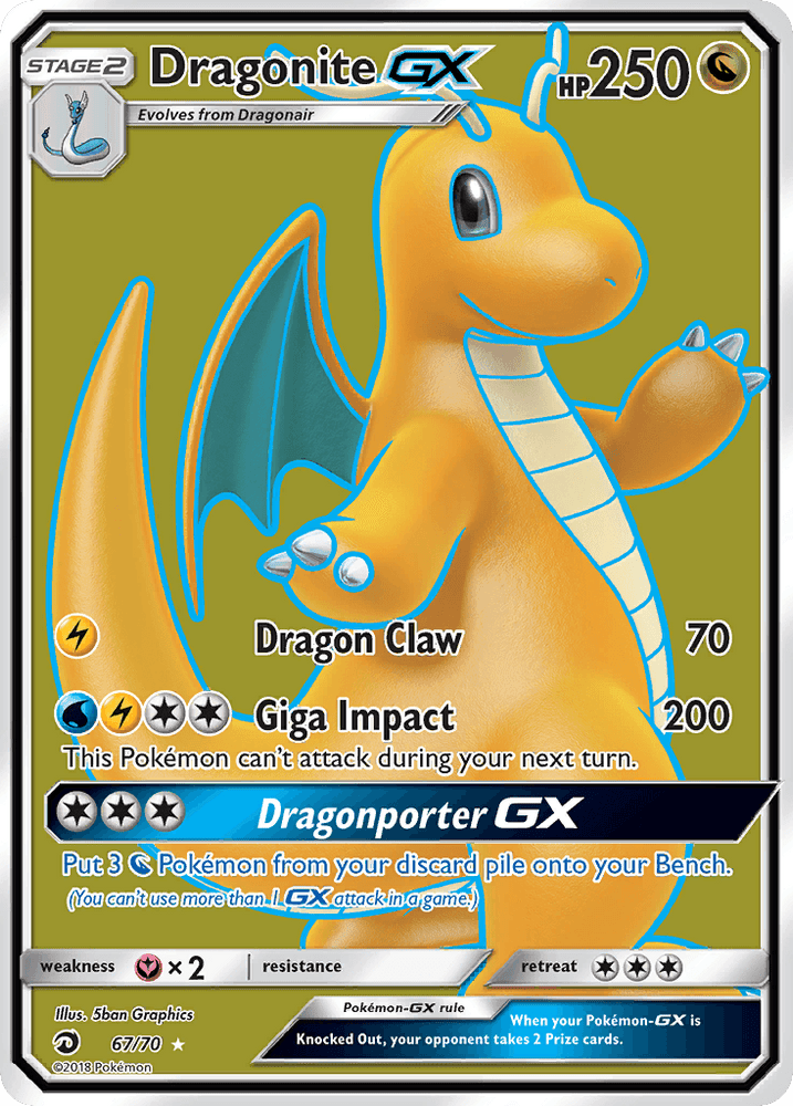 Dragonite GX (67/70) [Sun & Moon: Dragon Majesty] (Online Only)