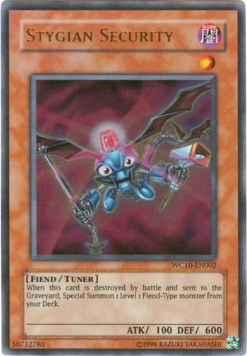 Stygian Security [WC10-EN002] Ultra Rare (ONLINE ORDER ONLY)