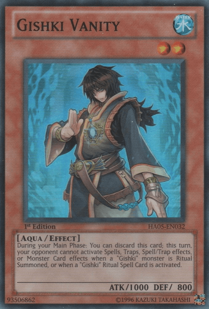 Gishki Vanity [HA05-EN032] Super Rare (ONLINE ORDER ONLY)