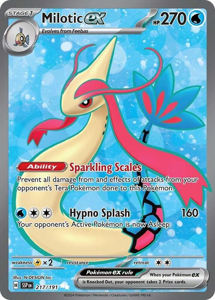 Milotic ex (217/191) [Scarlet & Violet: Surging Sparks] (Online Only)