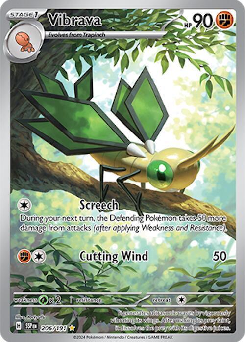 Vibrava (206/191) [Scarlet & Violet: Surging Sparks] (Online Only)