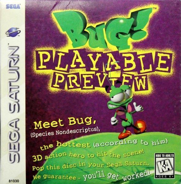 Bug! Playable Preview Demo Disc (Sega Saturn) (ONLINE ORDER ONLY)