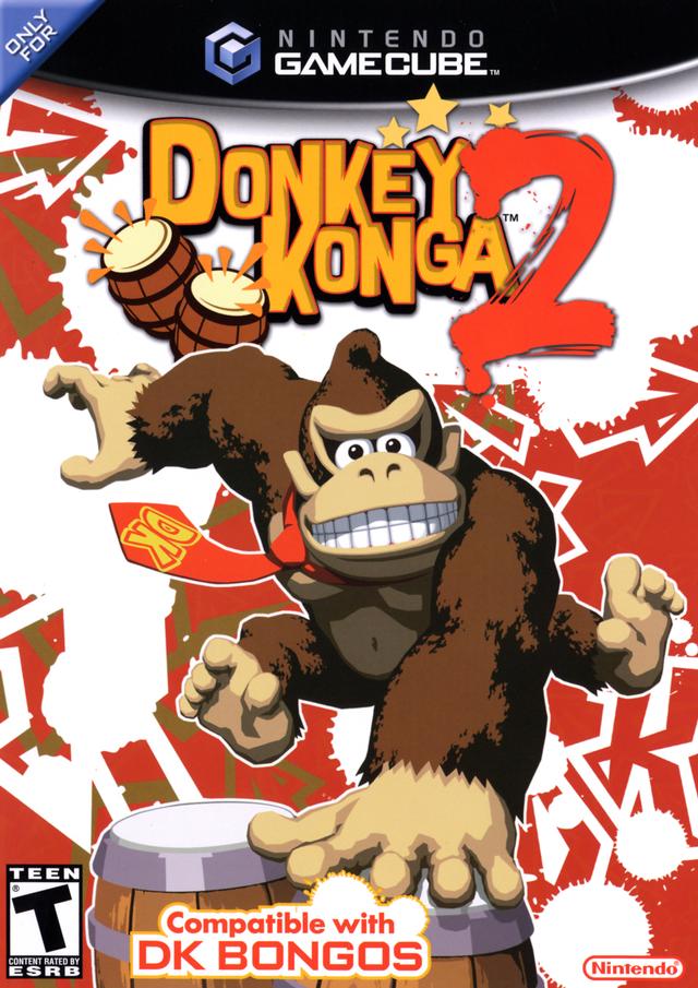 Donkey Konga Bongos + 2 Game Bundle (Gamecube) (Online Order Only)