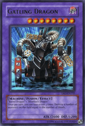 Gatling Dragon [DR3-EN155] Ultra Rare (ONLINE ORDER ONLY)