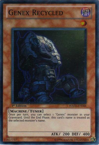 Genex Recycled [HA02-EN044] Super Rare (ONLINE ORDER ONLY)