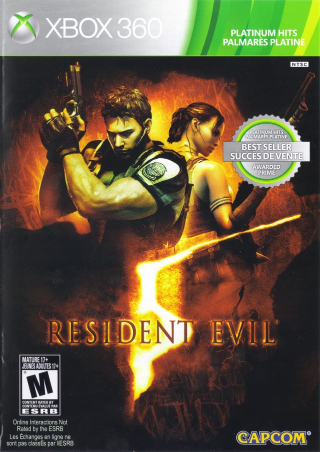 Resident Evil 5 (Platinum Hits) (Xbox 360) (ONLINE ORDER ONLY)
