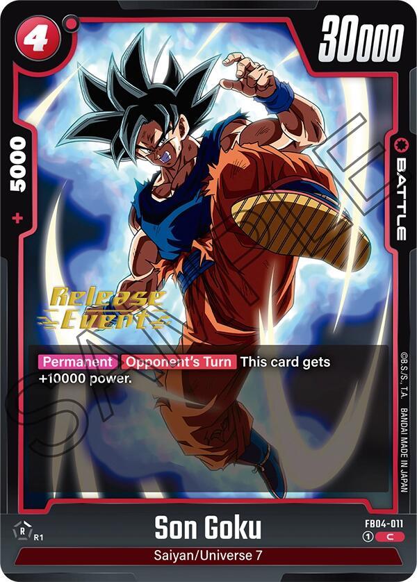 Son Goku (FB04-011) [Ultra Limit Release Event Cards] (ONLINE ORDER ONLY)