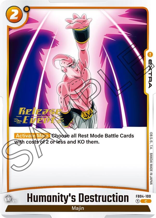 Humanity's Destruction [Ultra Limit Release Event Cards] (ONLINE ORDER ONLY)