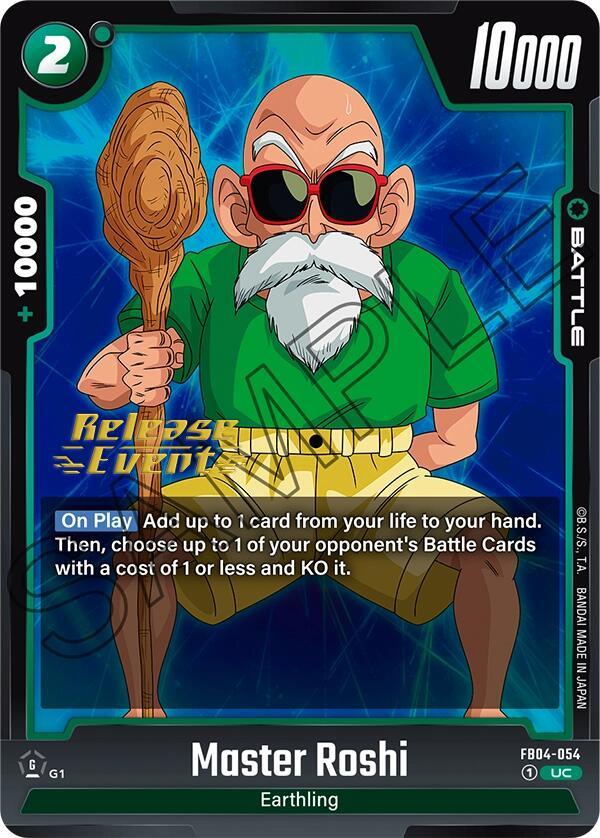 Master Roshi [Ultra Limit Release Event Cards] (ONLINE ORDER ONLY)