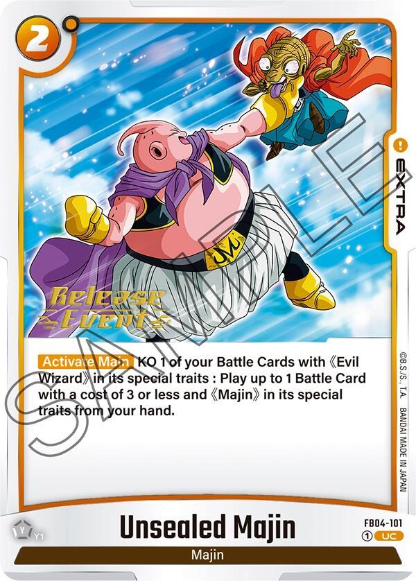 Unsealed Majin [Ultra Limit Release Event Cards] (ONLINE ORDER ONLY)