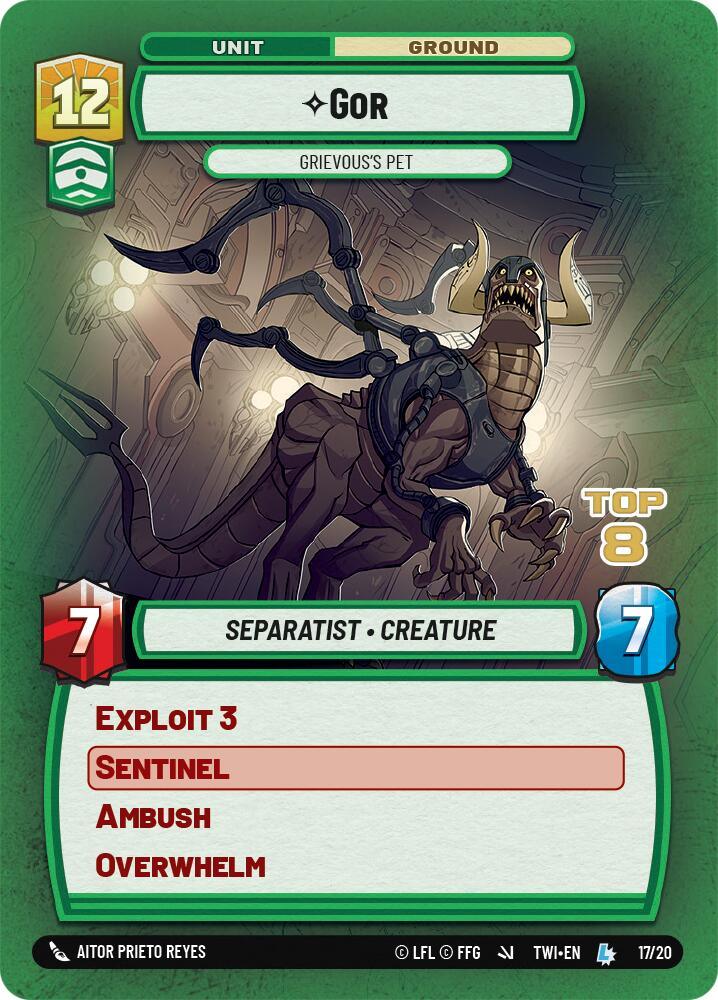 Gor - Grievous's Pet (Top 8) (17/20) [Store Showdown Promos] (ONLINE ORDER ONLY)