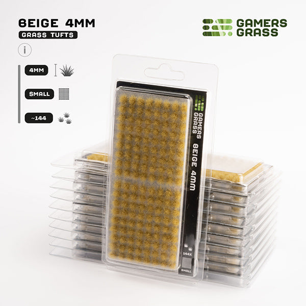 Gamers Grass Tufts: Beige 4mm- Small (ONLINE ORDER ONLY)