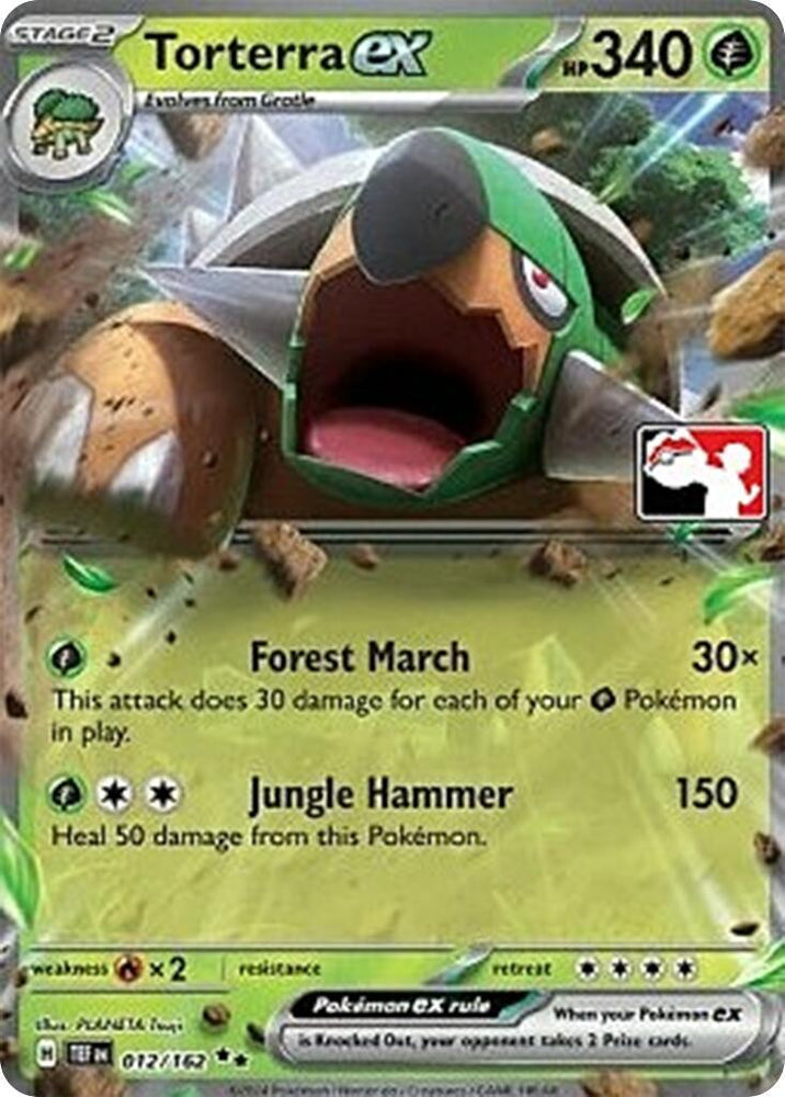 Torterra ex (012/162) [Prize Pack Series Five] (Online Only)