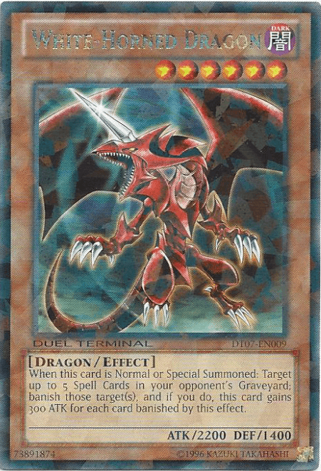 White-Horned Dragon [DT07-EN009] Rare (ONLINE ORDER ONLY)