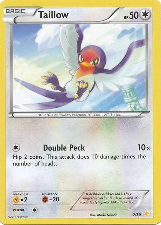 Taillow (7/30) [XY: Trainer Kit 3 - Pikachu Libre] (Online Only)