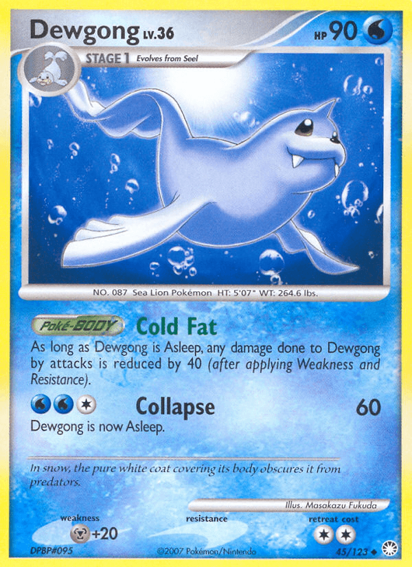Dewgong (45/123) [Diamond & Pearl: Mysterious Treasures] (Online Only)