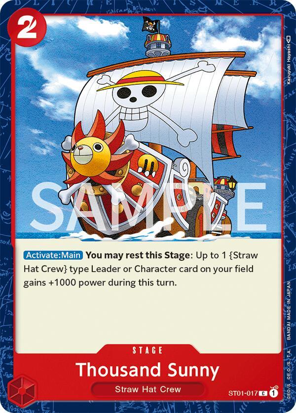 Thousand Sunny [Revision Pack Cards] (ONLINE ORDER ONLY)