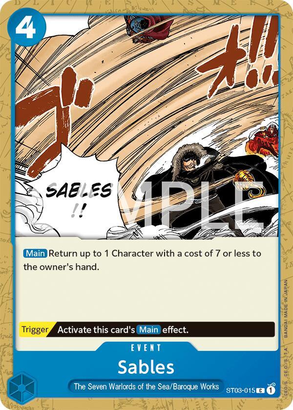 Sables [Revision Pack Cards] (ONLINE ORDER ONLY)