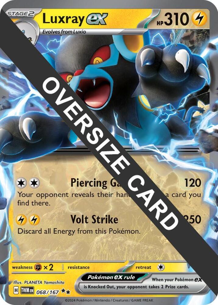 Luxray ex (068/167) (Jumbo Card) [Miscellaneous Cards] (Online Only)
