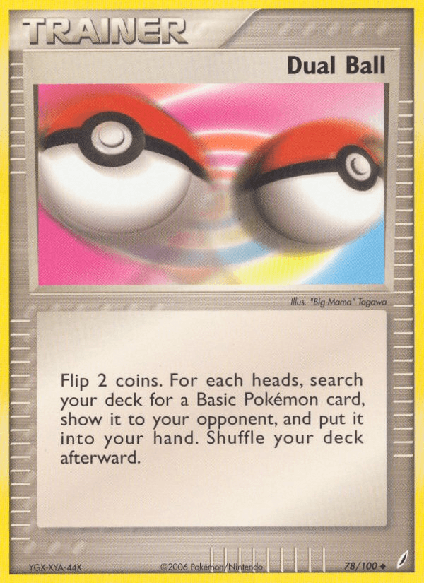 Dual Ball (78/100) [EX: Crystal Guardians] (Online Only)