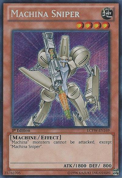 Machina Sniper [LCYW-EN169] Secret Rare (ONLINE ORDER ONLY)